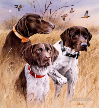 hounds 2 cynegetics Oil Paintings